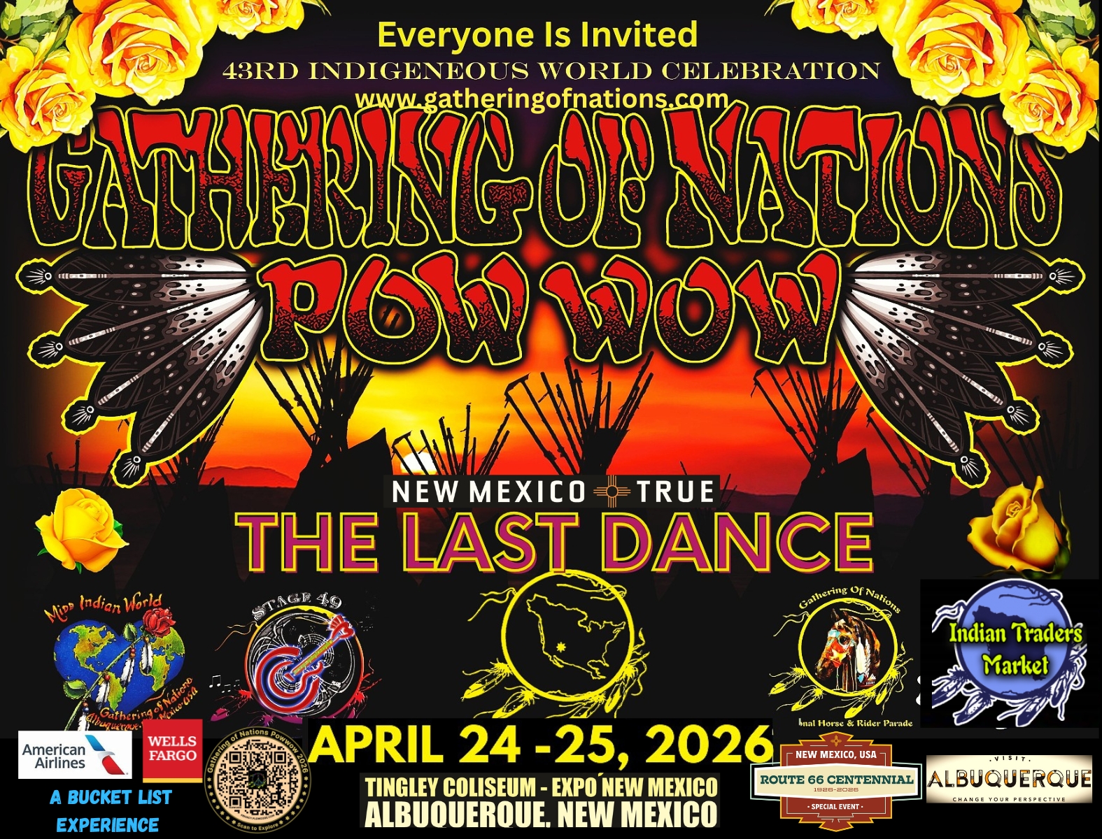 Gathering of Nations Powwow 2026,  “THE LAST DANCE.”